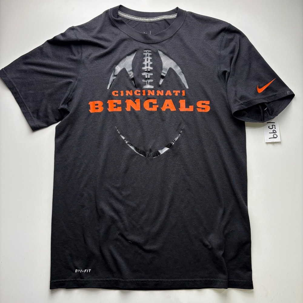 NIKE‎ Men's Small Cincinnati Bengals NFL Dri-FIT T-Shirt NFL Size Small